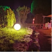 Leuchtkugel und Gartenbeleuchtung bei DasGlashaus in Siggenweiler